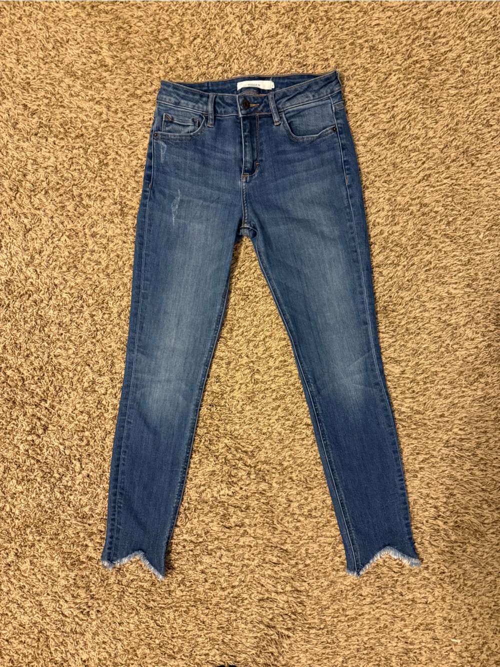 Hidden Jeans Tulip Hem Skinny Jeans